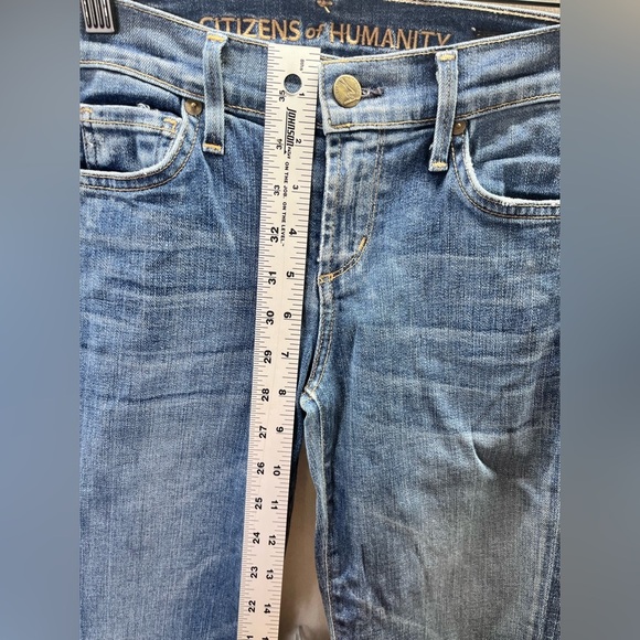 Citizens Of Humanity Ava Low Rise Straight Leg Jeans Womens 24 waist Blue 2315 - Picture 7 of 12